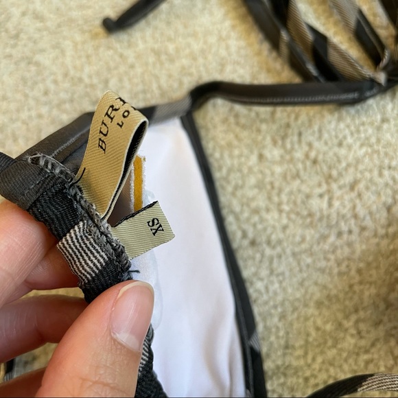 Burberry plaid black bikini swimsuit XS - Picture 4 of 15